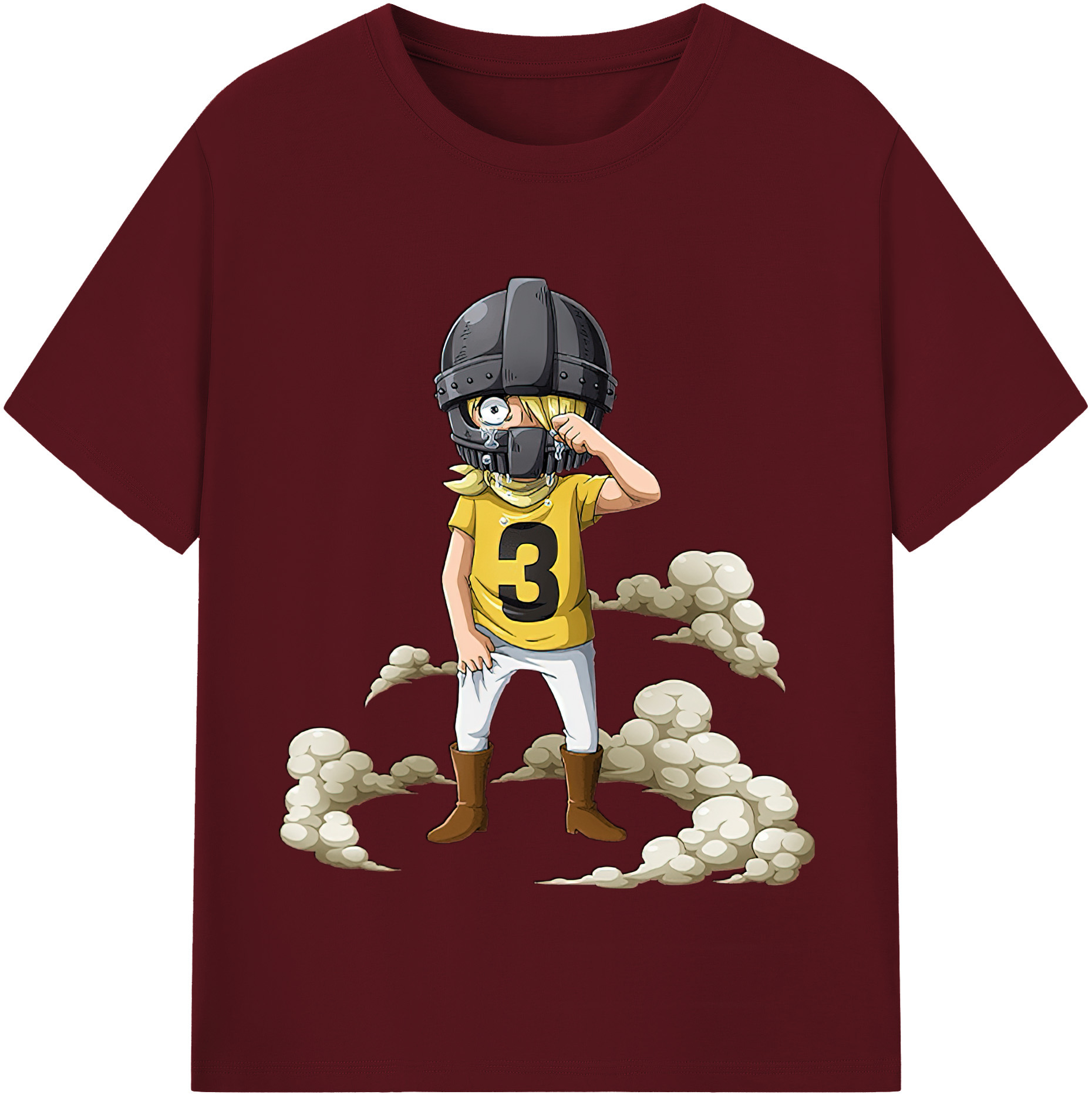 ワンピース サンジ ONE PIECE Sanji 綿100％半袖Tシャツ（フロントプリント）